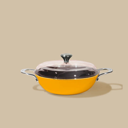 No. 9 Enamel Cast Iron Kadai LITE (2.1L)