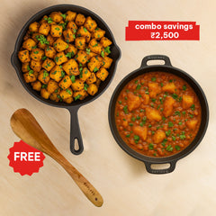 CrownStone Combo : Kadai 10' + Fry Pan 10'