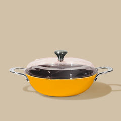 No. 11 Enamel Cast Iron Kadai LITE (3.9L)
