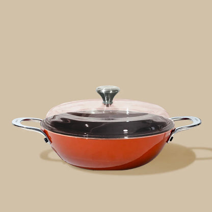 No. 11 Enamel Cast Iron Kadai LITE (3.9L)