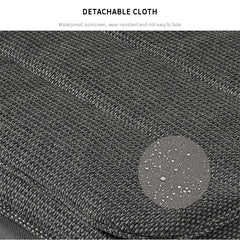 Nery Outdoor Swimming Poolside Lounger (GREY) Braided & Rope
