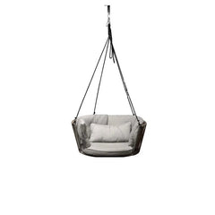 Nico Single Seater Hanging Swing Without Stand For Balcony , Garden Swing (Dark Brown )