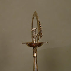 Brass Traditional Peacock Samai/Diya (24 Inch)