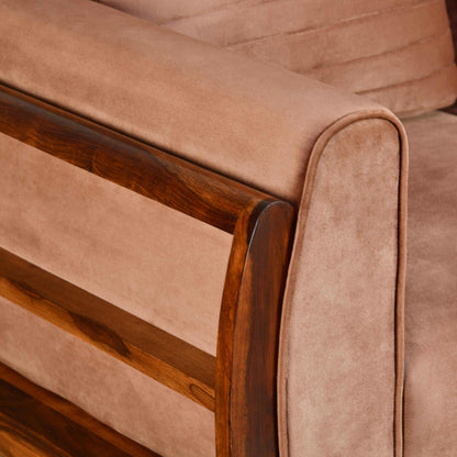 Nilkamal Lakewood 3 Seater Sofa (Cocoa)