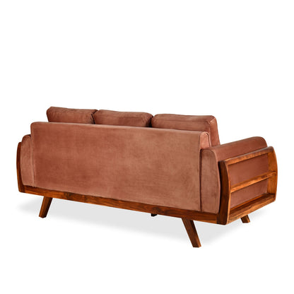 Nilkamal Lakewood 3 Seater Sofa (Cocoa)