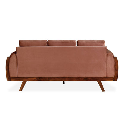 Nilkamal Lakewood 3 Seater Sofa (Cocoa)