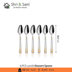 Stainless Steel 18 PCS Cutlery Set (without knife) Lavish