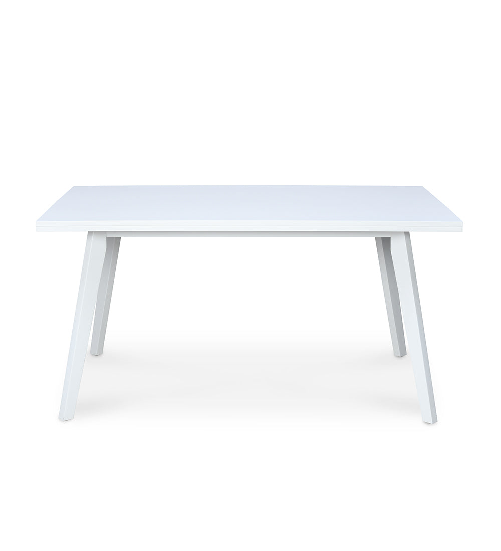 Nilkamal Lawson 6 Seater Dining Table (White)
