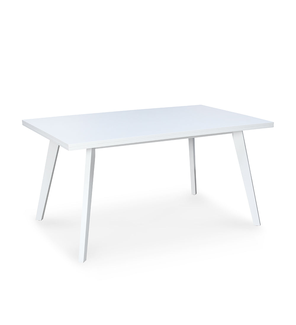Nilkamal Lawson 6 Seater Dining Table (White)