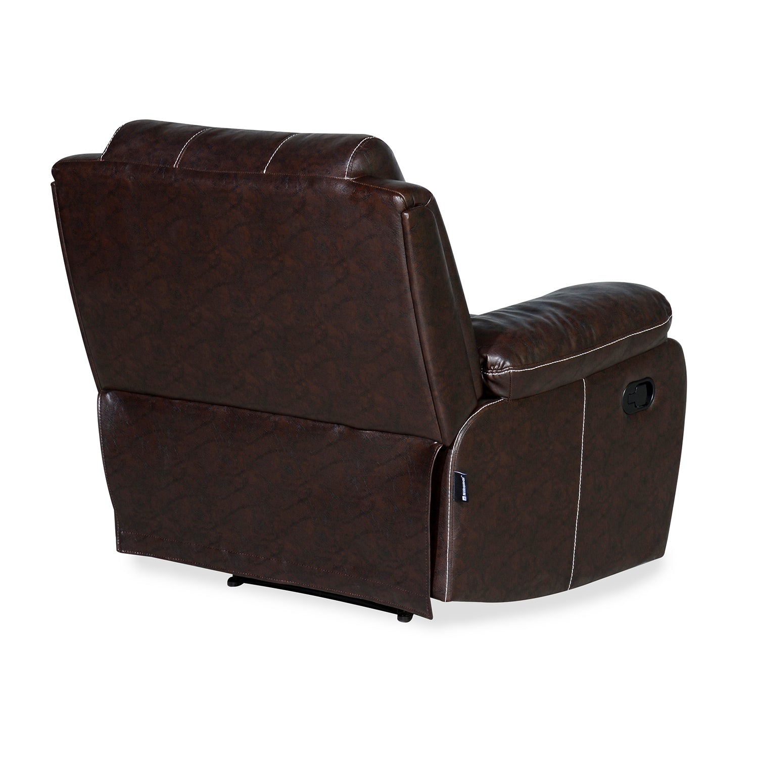 Nilkamal Commander 1 Seater PVC Recliner Sofa (Brown)