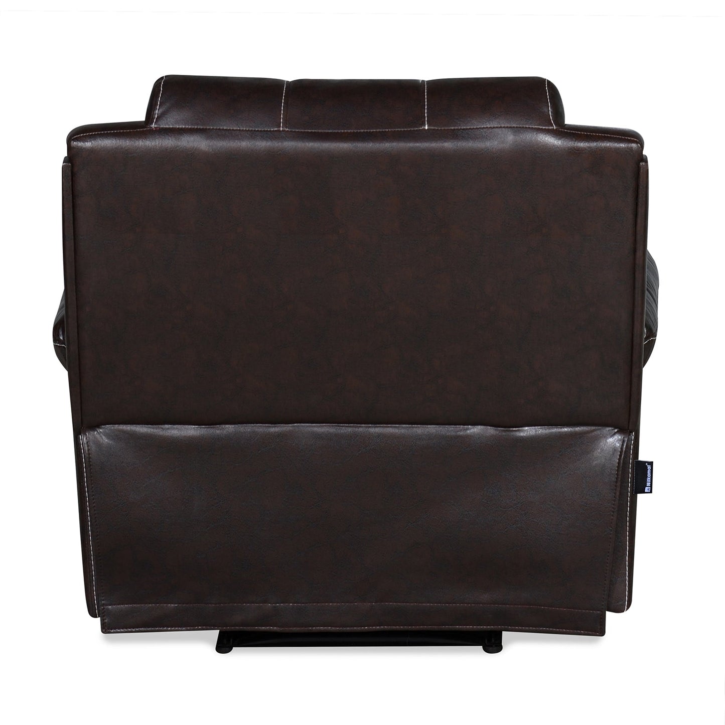 Nilkamal Commander 1 Seater PVC Recliner Sofa (Brown)