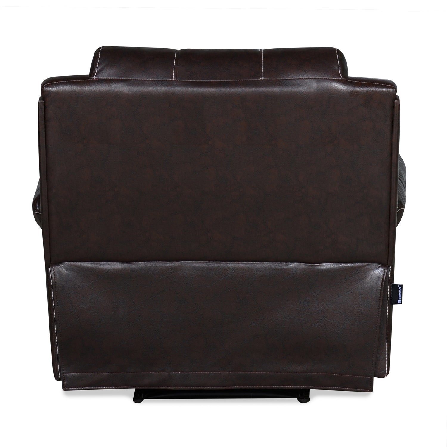 Nilkamal Commander 1 Seater PVC Recliner Sofa (Brown)