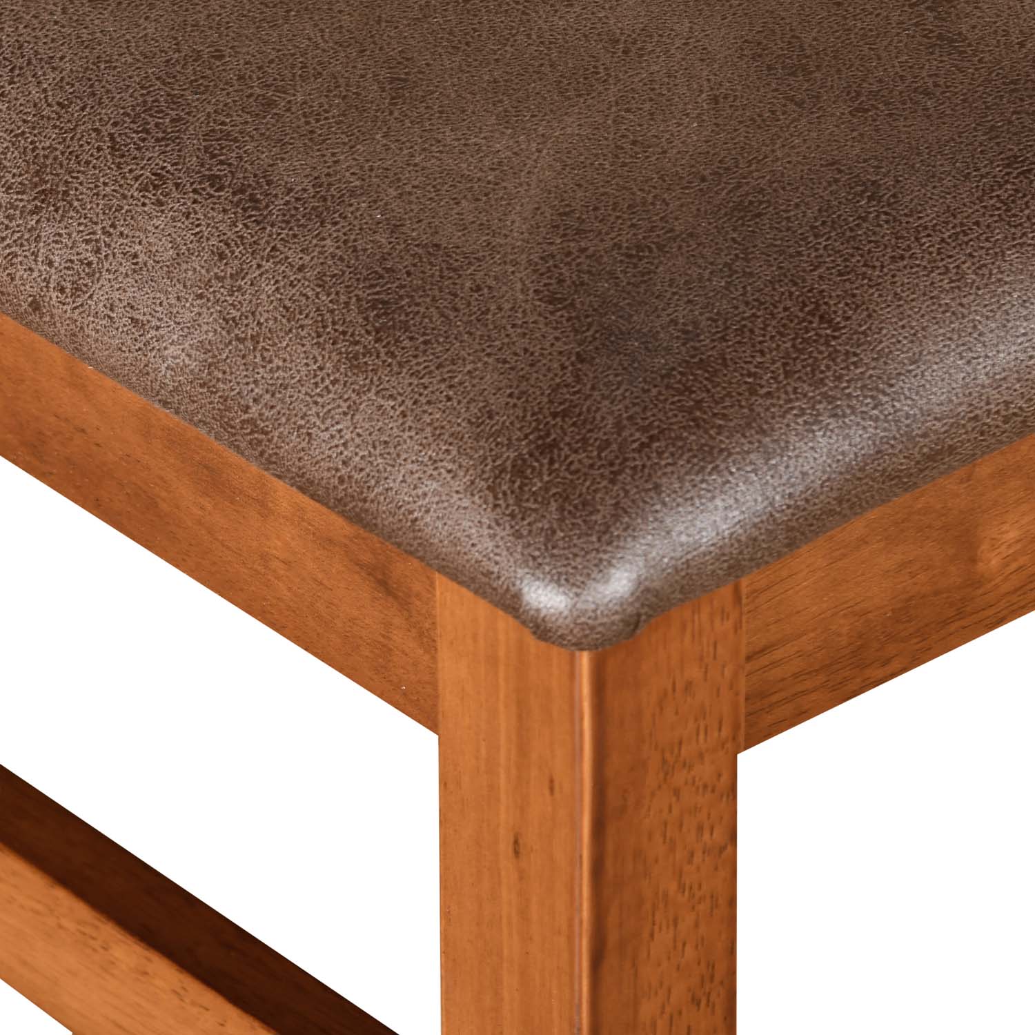 Nilkamal Leaf Multi Use Long Sitting Bench for Living Room | Dining Room (Walnut)