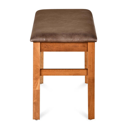 Nilkamal Leaf Multi Use Long Sitting Bench for Living Room | Dining Room (Walnut)