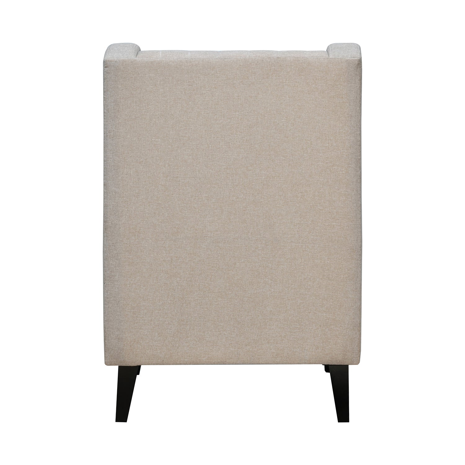 Nilkamal Leroy Fabric Upholstered Wingback Arm Chair (Beige)