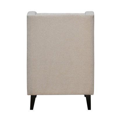 Nilkamal Leroy Fabric Upholstered Wingback Arm Chair (Beige)