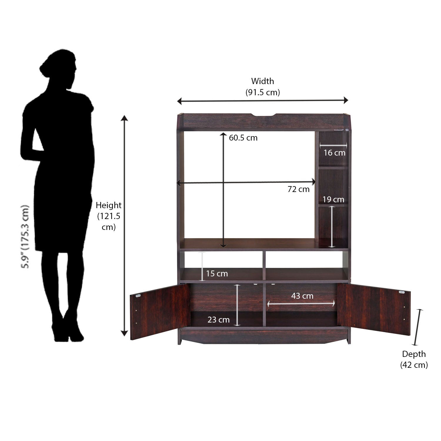 Nilkamal Lopez TV Cabinet