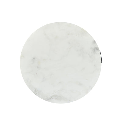 Nilkamal Otrac Marble Side Table (White)