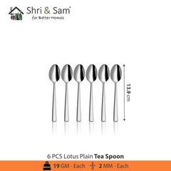 Stainless Steel Cutlery Lotus Plain