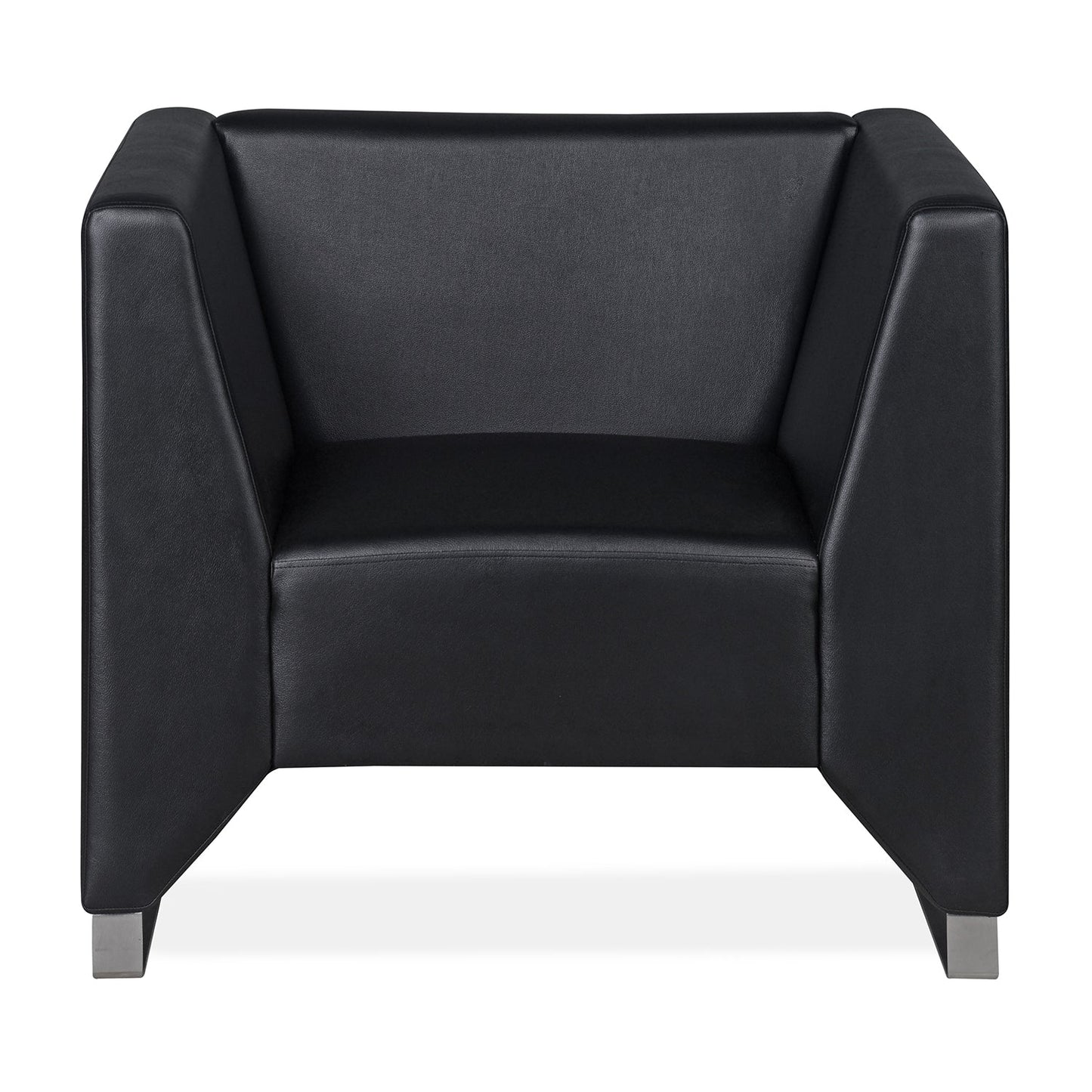 Nilkamal Reed 1 Seater Sofa (Black)