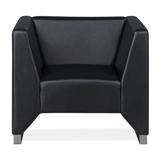 Nilkamal Reed 1 Seater Sofa (Black)