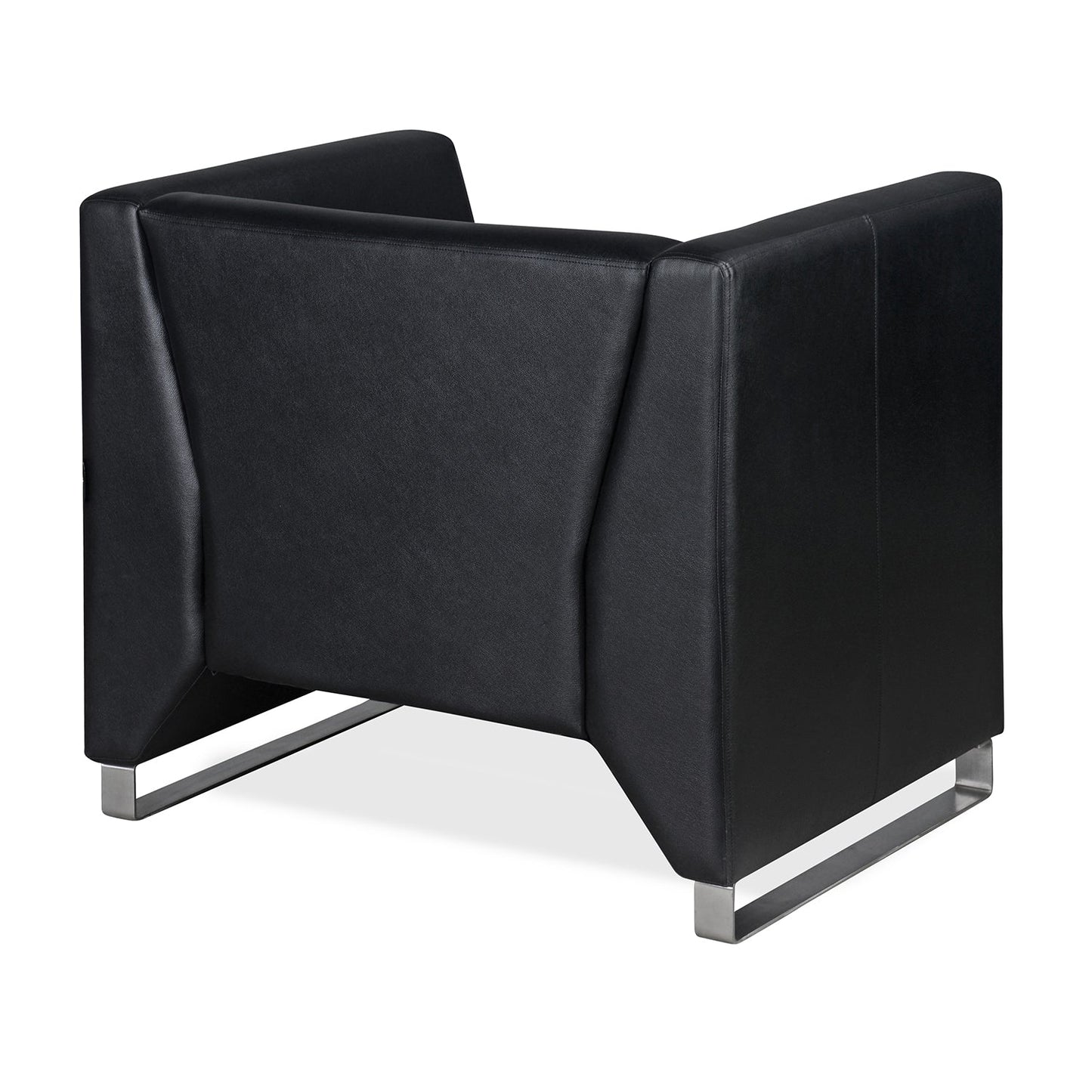 Nilkamal Reed 1 Seater Sofa (Black)