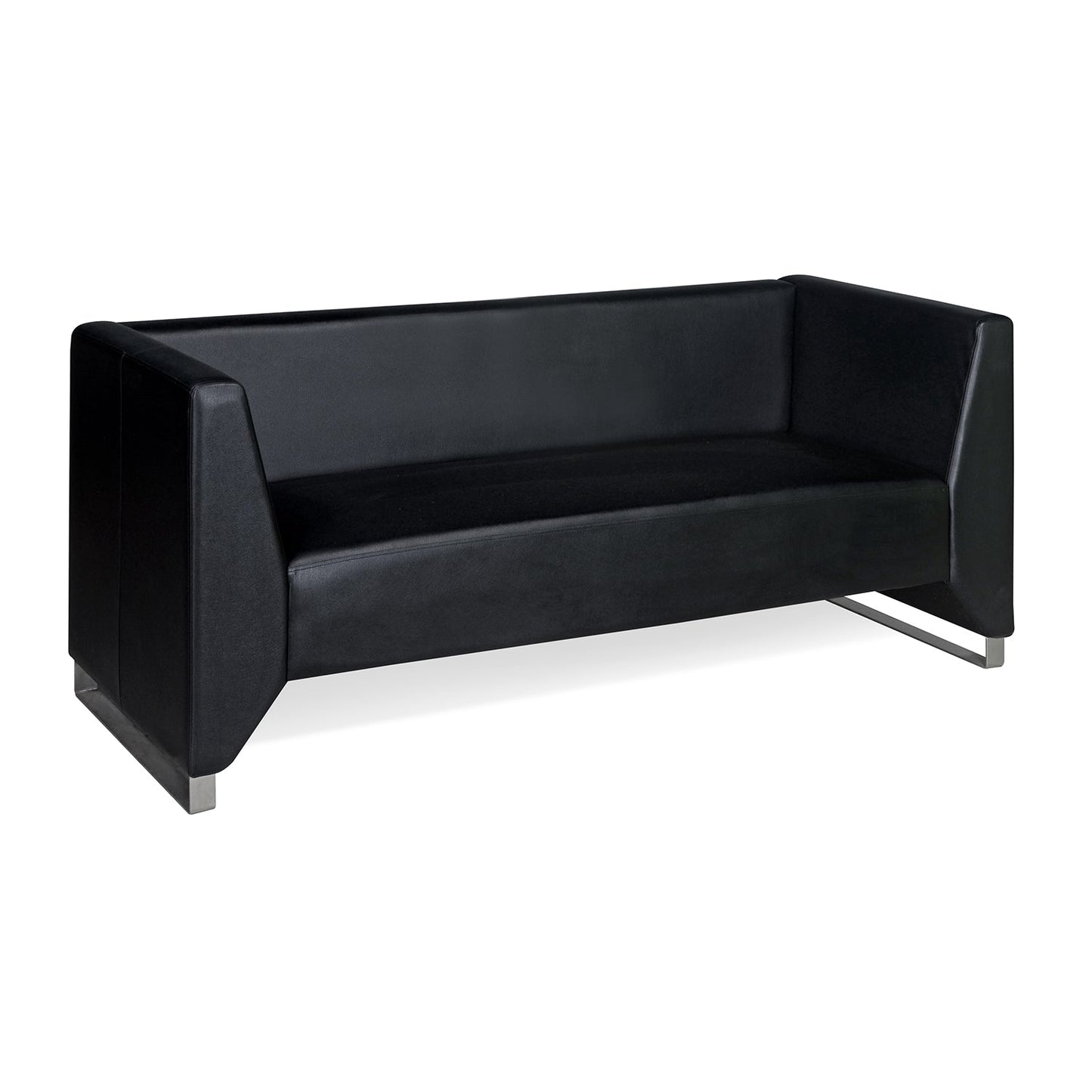 Nilkamal Reed 3 Seater Sofa (Black)