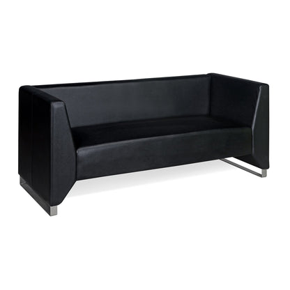 Nilkamal Reed 3 Seater Sofa (Black)