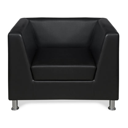 Nilkamal Russo 1 Seater Sofa (Cola Black)