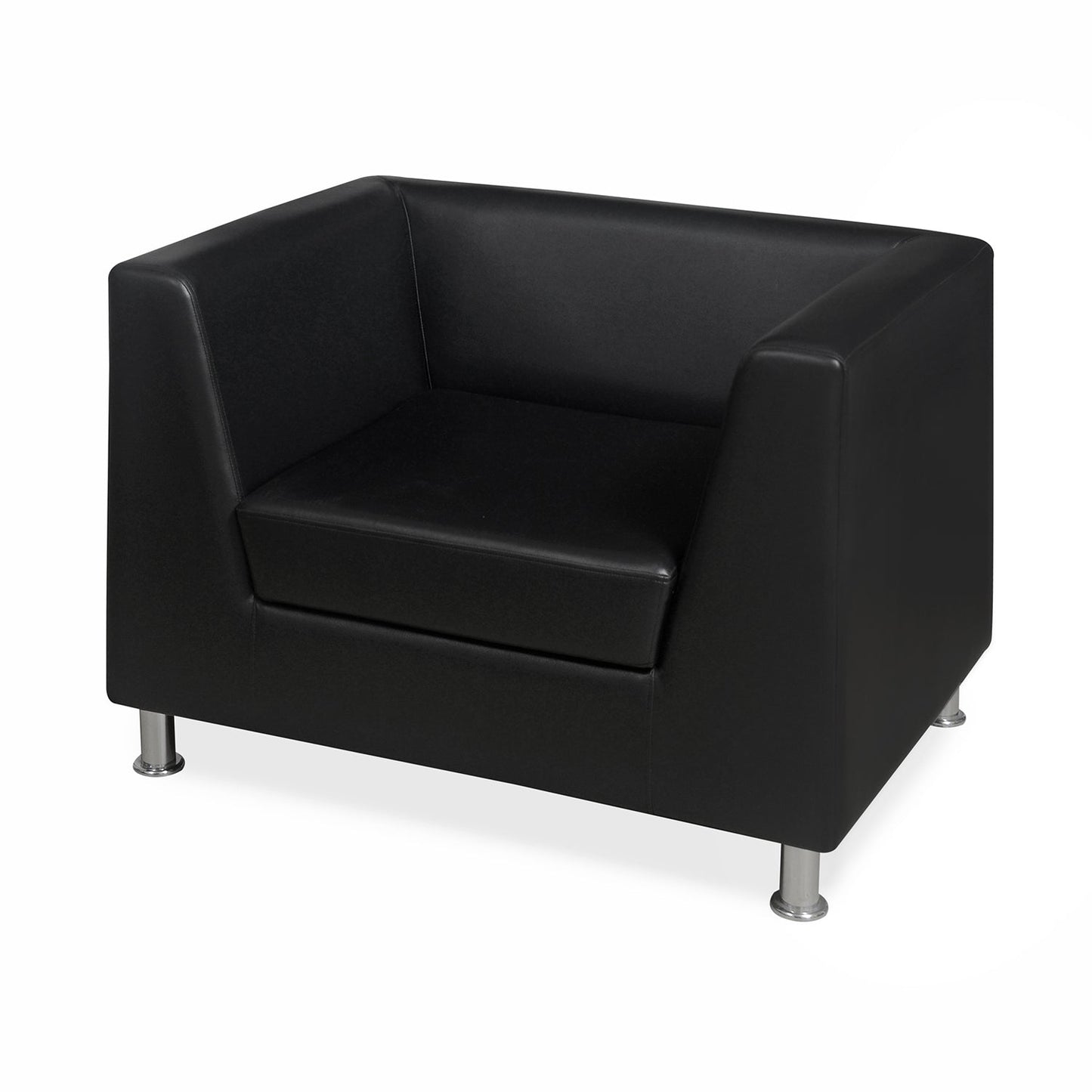Nilkamal Russo 1 Seater Sofa (Cola Black)