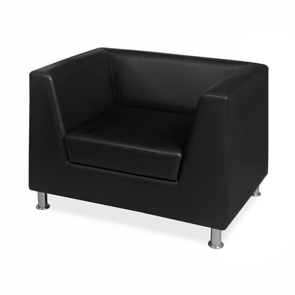 Nilkamal Russo 1 Seater Sofa (Cola Black)