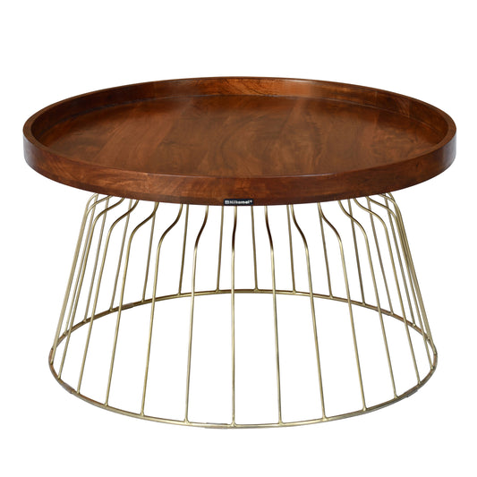 Nilkamal Tamas Coffee Table (Honey Brass)