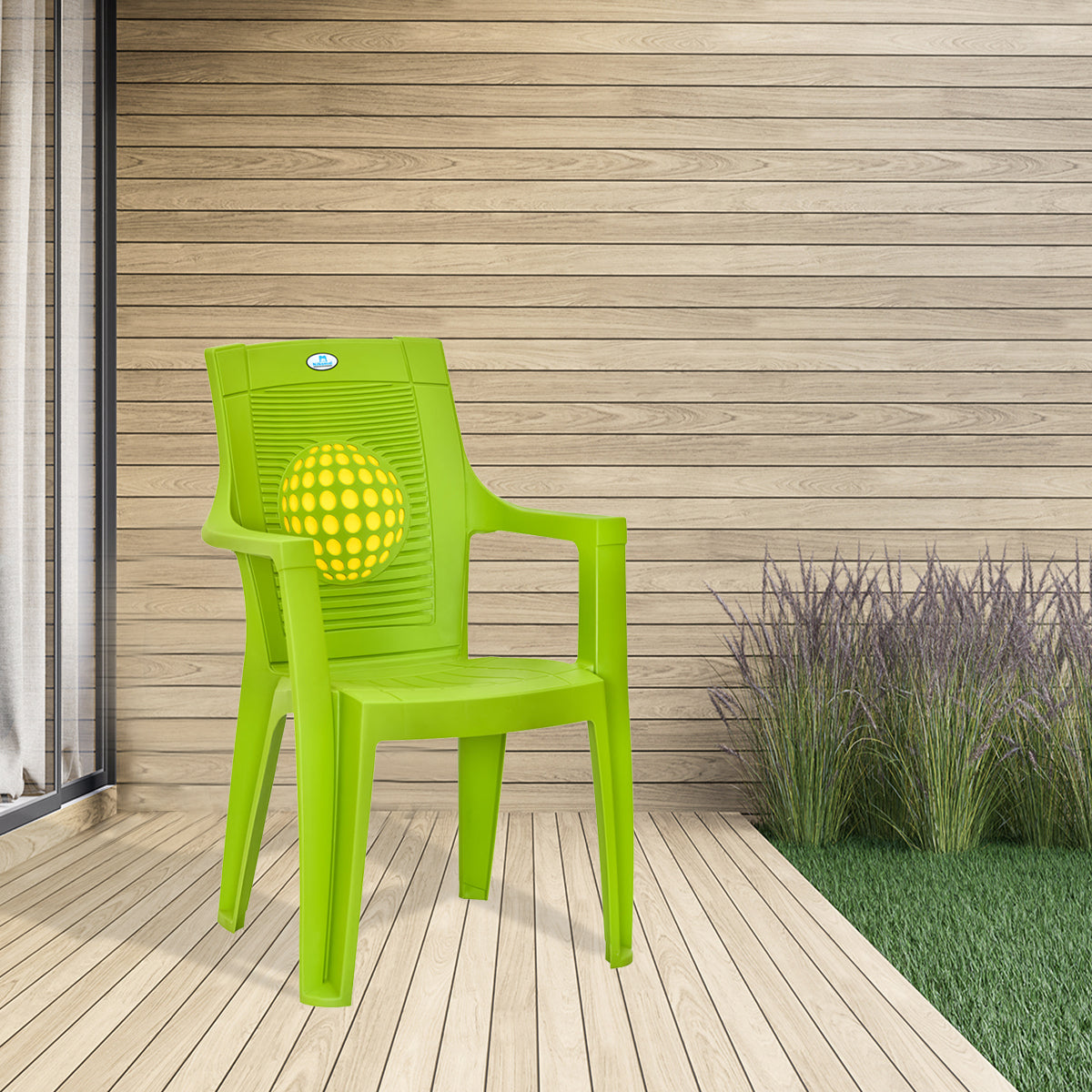 Nilkamal Globe Plastic Arm Chair