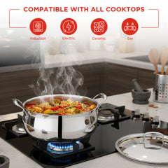 Vinod Platinum Triply Chef's Lagan Pots