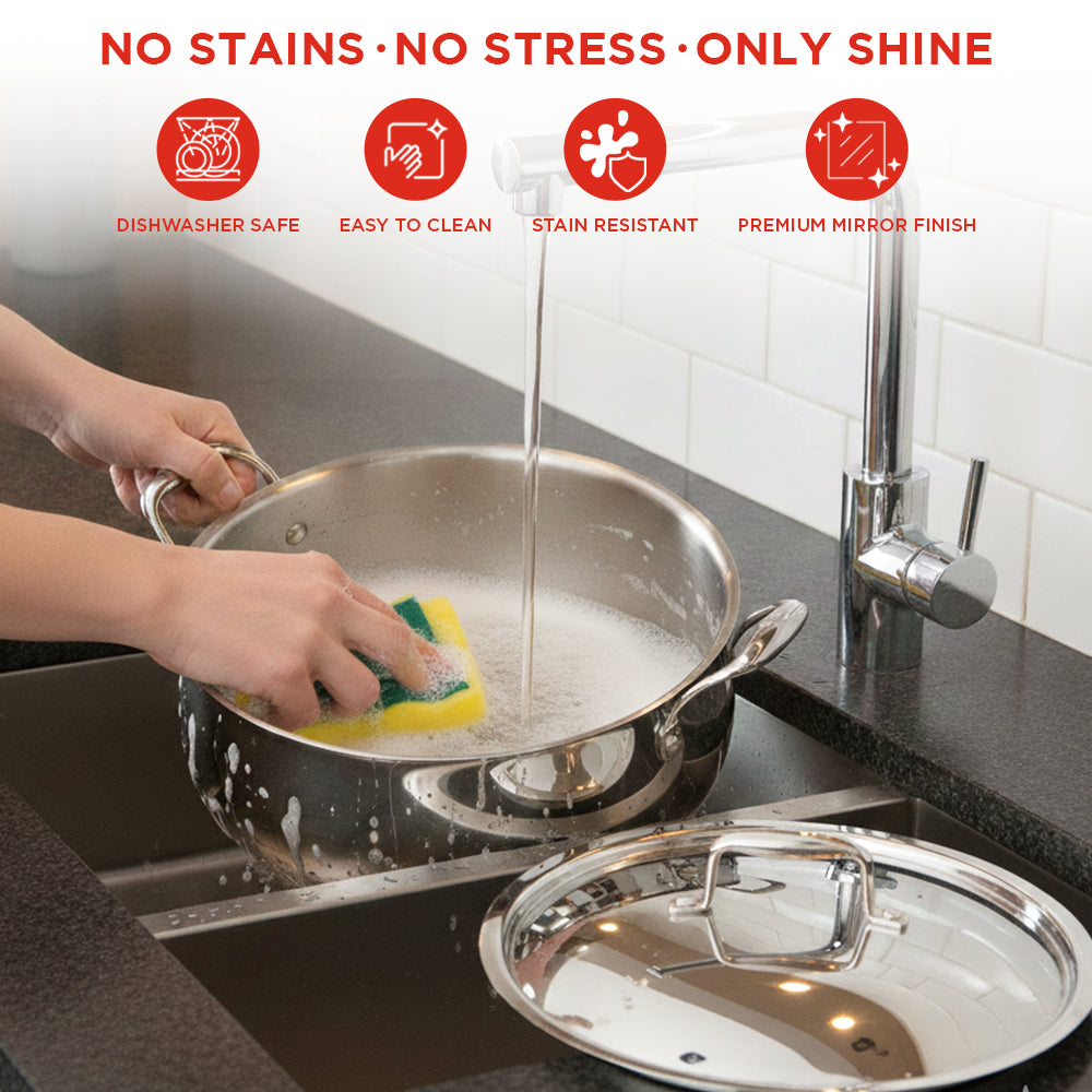 Vinod Platinum Triply Chef's Lagan Pots