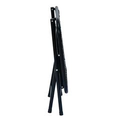 Nilkamal Lisle Foldable Easy Chairs + Table Set (Black)