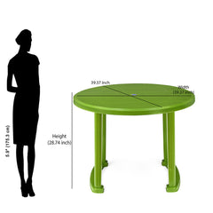 Nilkamal Meridian 1 + 4 Chairs Plastic Dining Set