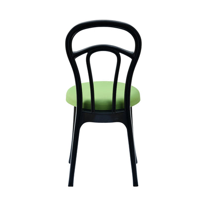 Nilkamal CHR4040 Armless Chair with Leatherette Cushion