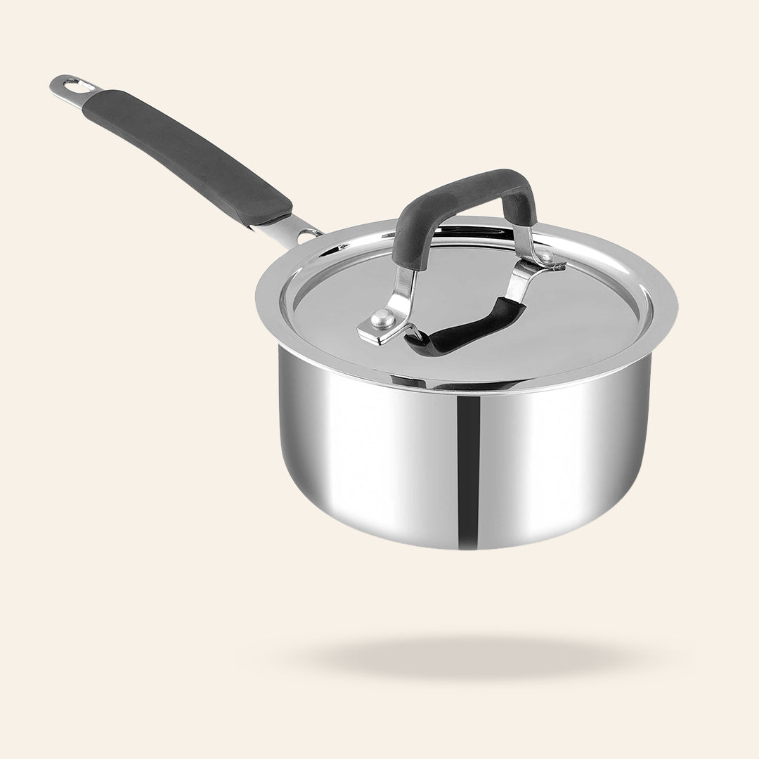 Vinod Platinum Triply Luxe 3 pc Set (with Lids)