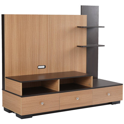 Nilkamal Macario Wall Unit (New Wenge / Urban Teak)