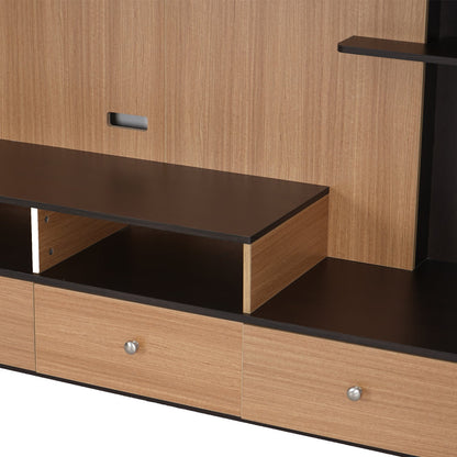Nilkamal Macario Wall Unit (New Wenge / Urban Teak)