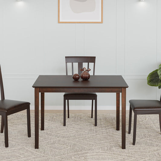Nilkamal Magnito 4 Seater Dining Table (Brown)