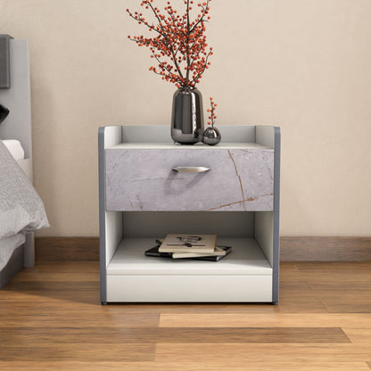 Nilkamal Marbito Night Stand (White)