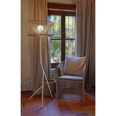 Gerde Outdoor Wicker Floor Lamp