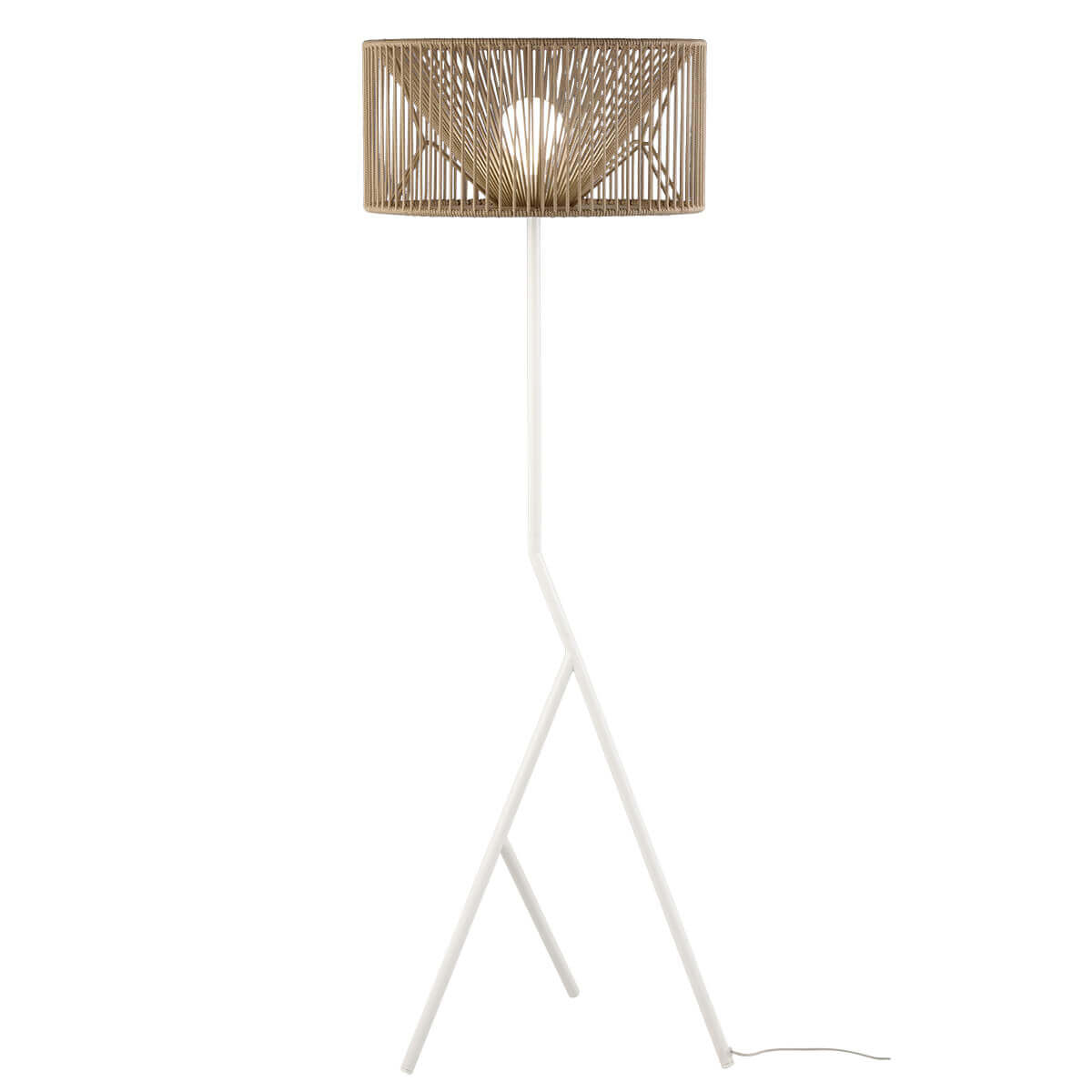 Gerde Outdoor Wicker Floor Lamp
