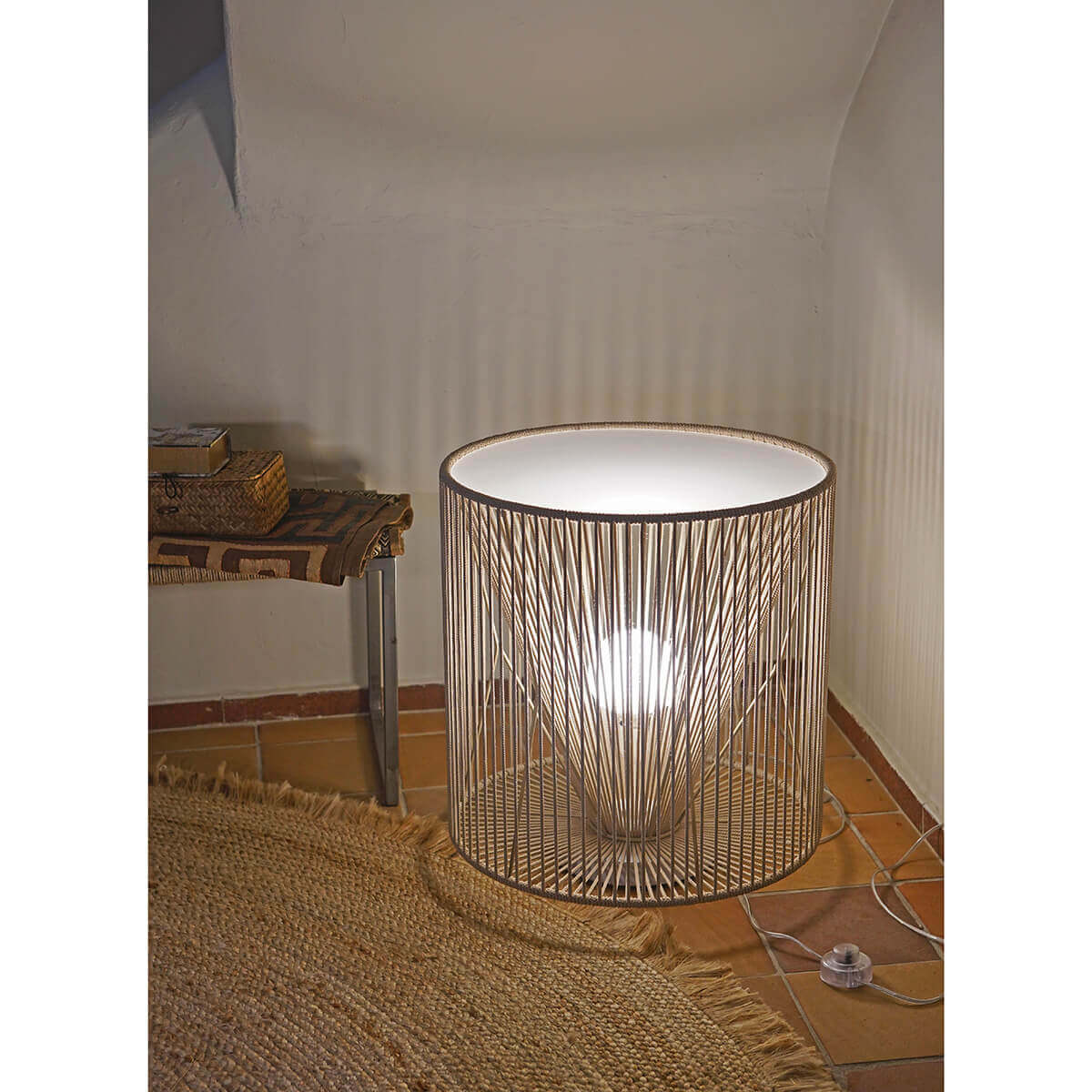 Franz Outdoor Rope Floor Lamp