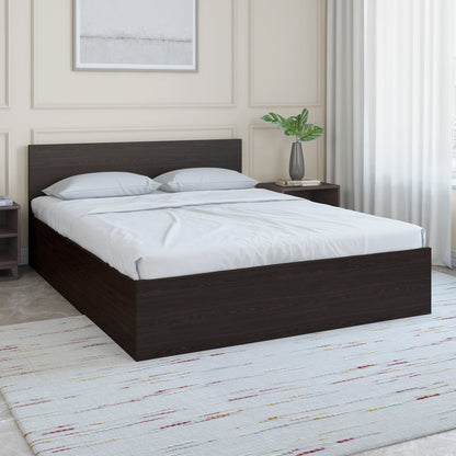 Nilkamal Arthur King Bed with Storage (Walnut)