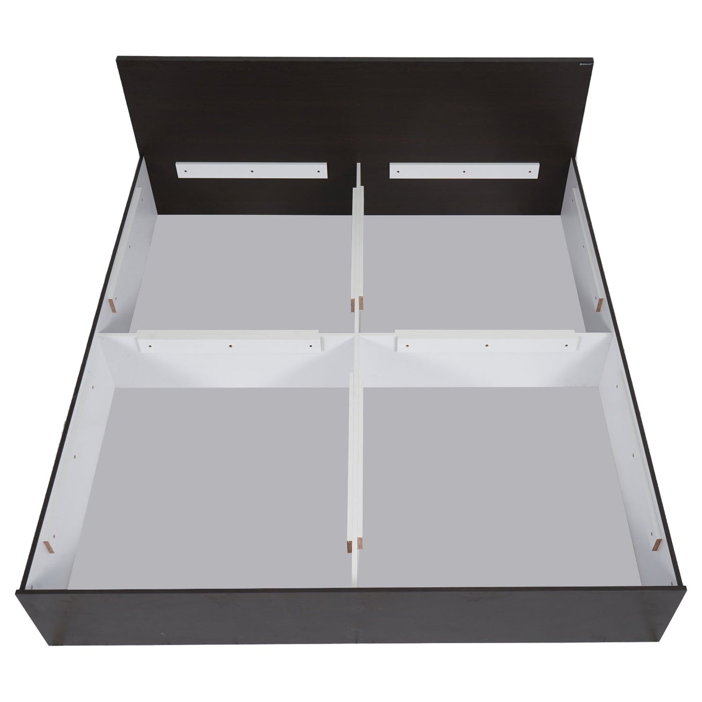 Nilkamal Arthur King Bed with Storage (Walnut)