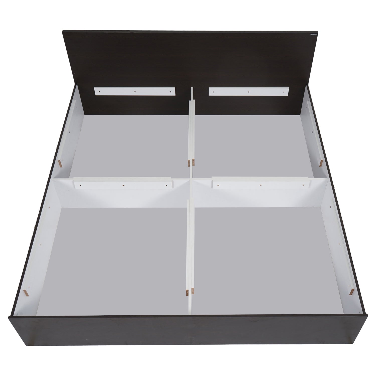 Nilkamal Arthur King Bed with Storage (Walnut)