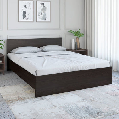 Nilkamal Arthur Queen Bed (Walnut)